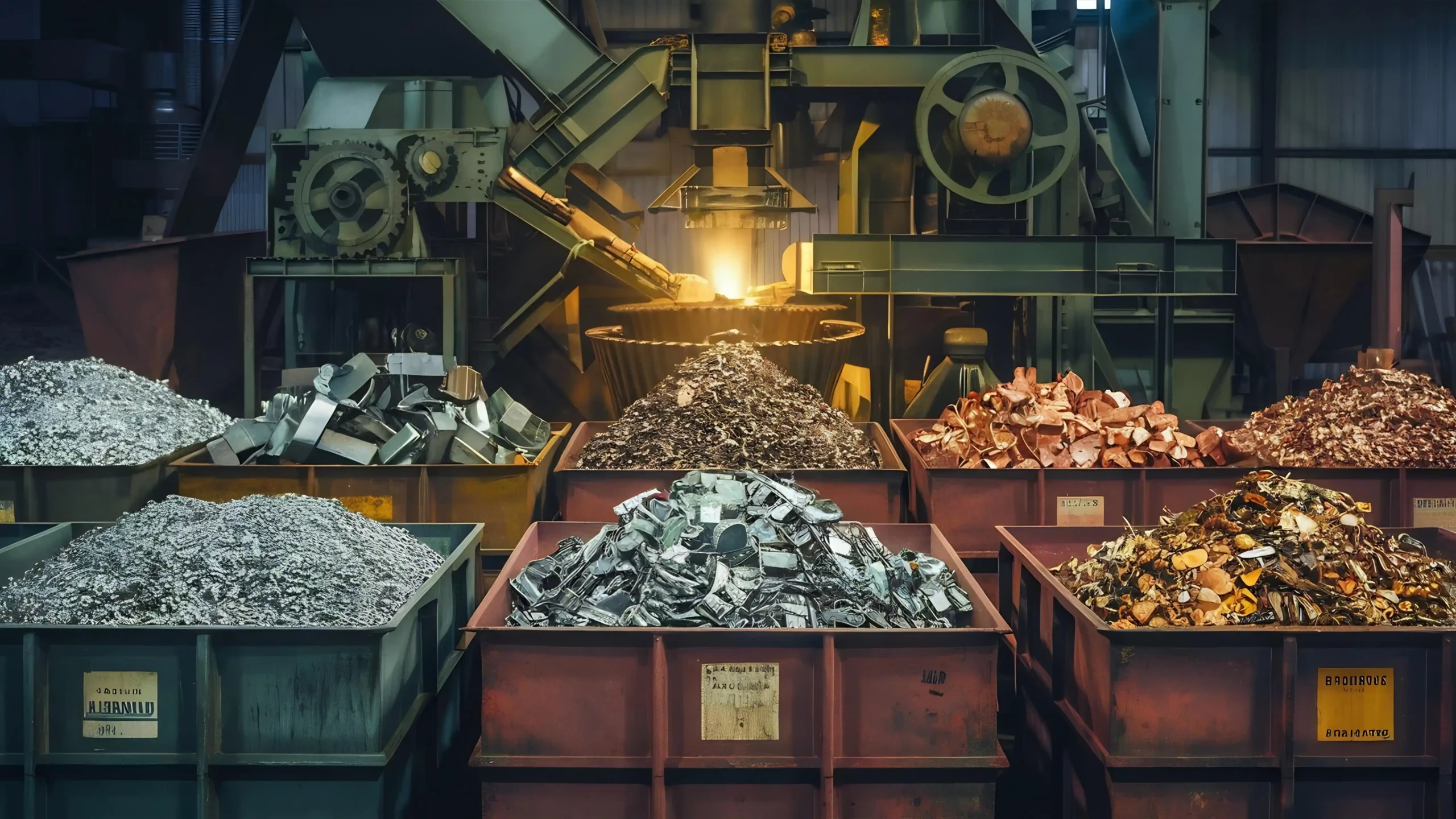 Container per la raccolta dei materiali metallici